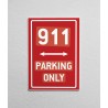 Porsche 911 Parking only Σήμανση